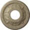 Ekena Millwork Leaf Ceiling Medallion (Fits Canopies up to 4 3/4"), 11 3/8"OD x 3 5/8"ID x 1 1/8"P, Gobi Desert CM11LFGDF - alternate 1